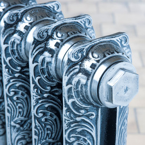 AR-RPRF660-2-CU00 - Arroll Rococo 2 Column Cast Iron Radiator H664mm x W259mm