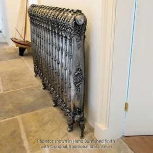 CA-AN985-LS00 - Carron Antoinette 1 Column Cast Iron Radiator H985mm x W490mm