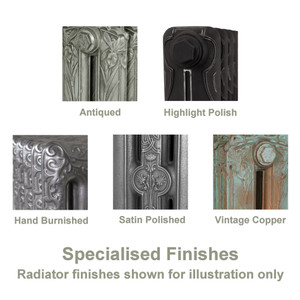 CA-SPECIAL - Carron Daisy 2 Column Cast Iron Radiator H595mm x W2674mm