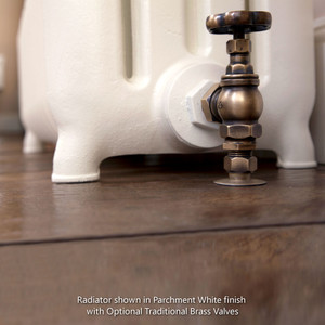 CA-DU330-CU00 - Carron Duchess 4 Column Cast Iron Radiator H330mm x W259mm