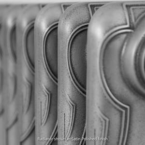 CA-LI645-CU01 - Carron Liberty 1 Column Cast Iron Radiator H645mm x W277mm