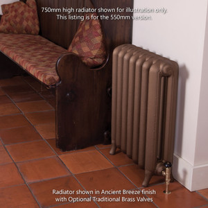 CA-PE550-LS00 - Carron Peerless 2 Column Cast Iron Radiator H550mm x W2883mm