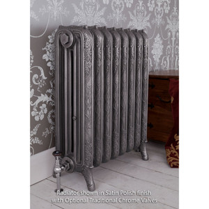 CA-RB810-LS01 - Carron Ribbon 4 Column Cast Iron Radiator H810mm x W1099mm