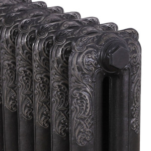 CA-R2560-CU00 - Carron Rococo 2 Column Cast Iron Radiator H560mm x W1932mm