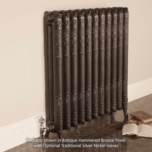 CA-R2960-LS00 - Carron Rococo 2 Column Cast Iron Radiator H960mm x W545mm