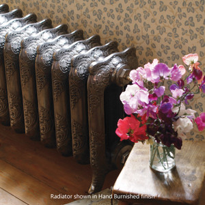 CA-R3460-LS00 - Carron Rococo 3 Column Cast Iron Radiator H460mm x W334mm