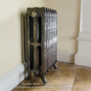 CA-R3780-LS00 - Carron Rococo 3 Column Cast Iron Radiator H780mm x W2674mm