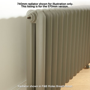 PA-BART-570-CU00 - Paladin Bartholomew 2 Column Cast Iron Radiator H570mm x W249mm
