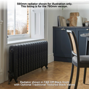 PA-MONT-790-LS00 - Paladin Montpellier 2 Column Cast Iron Radiator H790mm x W247mm