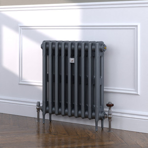 CI-GV2660-09-MET-NAT-CAST-LS01 - Gasta Victorian 2 Column Cast Iron Radiator H660mm x W586mm