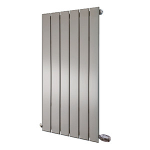 EU-EMAV-900-S - Eucotherm Mars Vertical Flat Panel Silver Radiator H900mm X W595mm