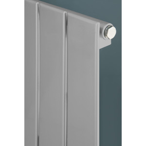 EU-EMAV-1800-S-CU00 - Eucotherm Mars Vertical Flat Panel Silver Radiator H900mm X W595mm