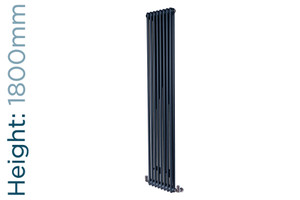 ND-NF2-1800-A-TH - Next Day Infinity Anthracite 2 Column Radiator 6 Sections H1800mm X W300mm