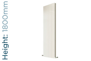 EU-EMADV-1800-W-TH - Eucotherm Mars Duo Vertical Double Flat Panel White Radiator H1800mm X W295mm