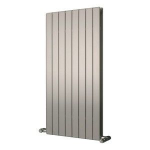 EU-EMADV-1200-S - Eucotherm Mars Duo Vertical Double Flat Panel Silver Radiator H1200mm X W595mm