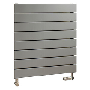 EU-EMAH-595-600-S - Eucotherm Mars Horizontal Flat Panel Silver Radiator H595mm X W600mm