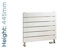 EU-EMAH-445-600-W-TH - Eucotherm Mars Horizontal Flat Panel White Radiator H445mm X W600mm