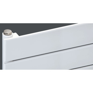 EU-EMAH-445-600-W-CU00 - Eucotherm Mars Horizontal Flat Panel White Radiator H595mm X W600mm