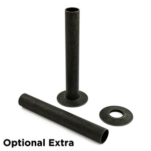 OE-A-PIP-500-130-PEW - Arlington Traditional Manual Angled Pewter Radiator Valve Pair