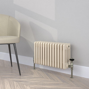 CT4-C-300-OYSTER-WHITE-LS00 - Classic Cream 4 Column Radiator H300mm x W990mm