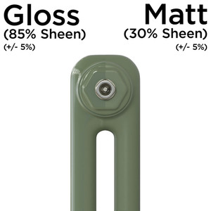 CT2-C-SHEEN-LEVEL-CU002 - Classic Green 2 Column Vertical Radiator H1800mm x W300mm