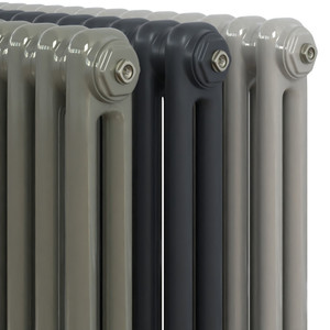CT2-C-GREY-CU00 - Classic Grey 2 Column Vertical Radiator H1800mm x W300mm
