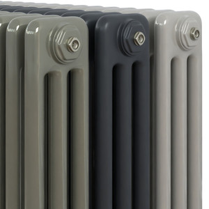 CT3-C-GREY-CU00 - Classic Grey 3 Column Vertical Radiator H1800mm x W300mm