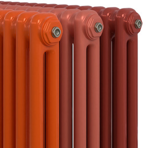 CT2-C-ORANGE-CU00 - Classic Orange 2 Column Radiator H500mm x W806mm