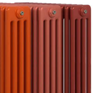 CT4-C-ORANGE-CU00 - Classic Orange 4 Column Radiator H300mm x W990mm