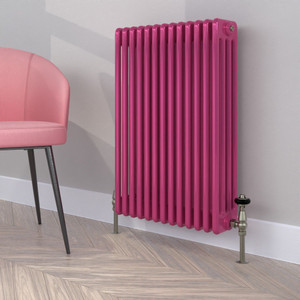 CT4-C-750-TELEMAGENTA-LS00 - Classic Pink 4 Column Radiator H300mm x W990mm