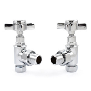 T-MAN-064-AG-C - Winkworth Traditional Manual Angled Chrome Radiator Valves