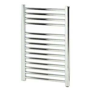 AP-ASC5W700 - Apollo Napoli Straight Chrome Towel Radiator H700mm X W500mm