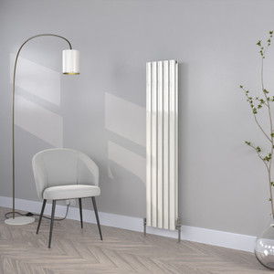 HE-1500X295D-W-RAL-9016-TRAFFIC-WHITE-GLOSS - Helios White Vertical Double Radiator H1500mm X W295mm