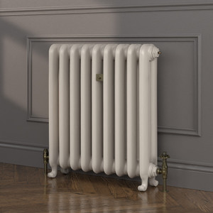 CI-HA740-FARROW-BALL-HERITAGE-PAINT-FINISH-ELEPHANTS-BREATH-229-LS00 - Harcourt 2 Column Electric Cast Iron Radiator H740mm x W595mm