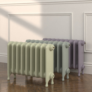 CI-MR440-FB-032-COOKING-APPLE-025-PIGEON-271-BRASSICA-LS00 - Minster 1 Column Electric Cast Iron Radiator H440mm x W548mm