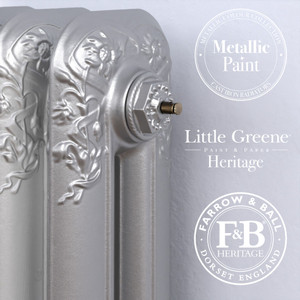 CI-BO-MET-SILVER-CU00 - Boleyn 2 Column Electric Cast Iron Radiator H590mm x W595mm