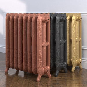 CI-RO765-ALT00 - Rochester 3 Column Electric Cast Iron Radiator H765mm x W662mm