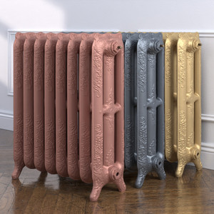 CI-RO765-ALT00 - Rochester 3 Column Electric Cast Iron Radiator H765mm x W662mm