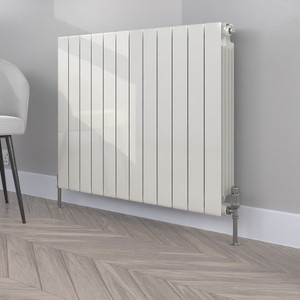 ALT-757-RAL-9003-SIGNAL-WHITE-GLOSS-LS00 - Altherma Aluminium Horizontal Radiator - Heat Pump Ready - Custom Colour - H757mm X W1700mm