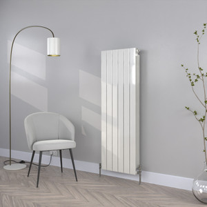 ALT-1466-RAL-9003-SIGNAL-WHITE-GLOSS-LS00 - Altherma Aluminium Vertical Radiator - Heat Pump Ready - Custom Colour  - H1466mm X W260mm