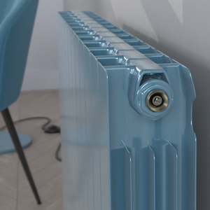 Altherma Aluminium Horizontal Radiator - Heat Pump Ready - Custom Colour - H407mm X W260mm