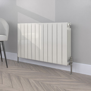 ALT-557-RAL-9003-SIGNAL-WHITE-GLOSS-LS00 - Altherma Aluminium Horizontal Radiator - Heat Pump Ready - Custom Colour - H557mm X W1700mm