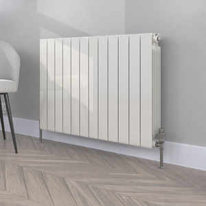 ALT-657-RAL-9003-SIGNAL-WHITE-GLOSS-LS00 - Altherma Aluminium Horizontal Radiator - Heat Pump Ready - Custom Colour - H657mm X W1460mm