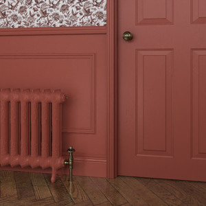 CI-LU560-FARROW-BALL-HERITAGE-PAINT-FINISH-BAMBOOZLE-304-LS01 - Lucien 2 Column Electric Cast Iron Radiator H560mm x W595mm