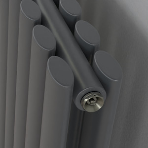 CU-FM-600D-ANTHRACITE-RAL-7016 - Fairmont Anthracite Double Horizontal Designer Radiator H600 x W1140