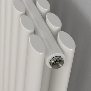 CU-FM-600D-WHITE-RAL-9016 - Fairmont White Double Horizontal Designer Radiator H600 x W360