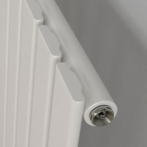 HT-600S-WHITE-RAL-9016-CU00 - Hilton White Single Vertical Designer Radiator H1800 x W560
