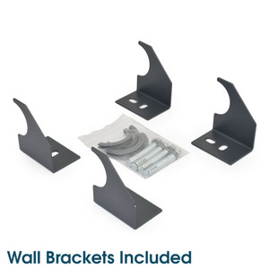 FM-HT-BRACKETS-A - Hilton Anthracite Double Horizontal Designer Radiator H600 x W980