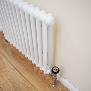 TE2-W-LS01 - Trade Essentials White 2 Column Radiator H750 x W484