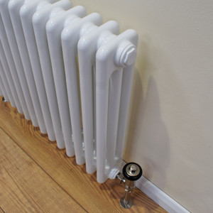 TE3-W-LS01 - Trade Essentials White 3 Column Radiator H400 x W622